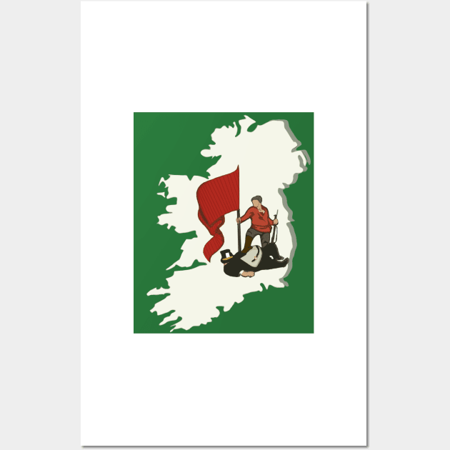 Socialist Ireland Design Wall Art by RichieDuprey